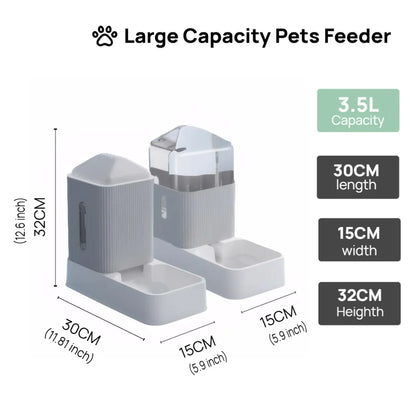 3.5L Large Capacity Automatic Dog Cat Feeder