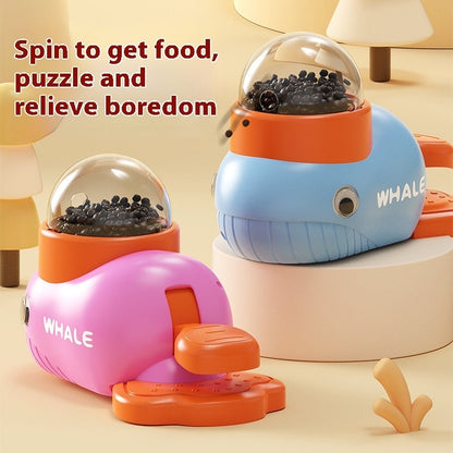 Cartoon Press Dog Toy Food Feeder