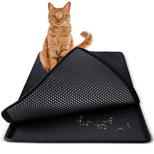 Non Slip Cat Litter Trap Mat for Litter Boxes
